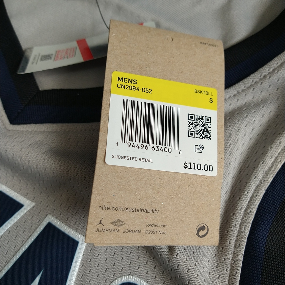 M L Or Small Men's NCAA Jordan Georgetown Hoyas NIKE ELITE Basketball Jersey - Picture 9 of 11